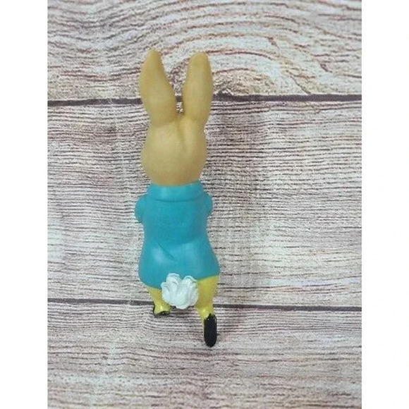 Vintage Eden Peter Rabbit Rubber Vinyl Figure Toy Crib Mobile Replacement 5" - Picture 2 of 4